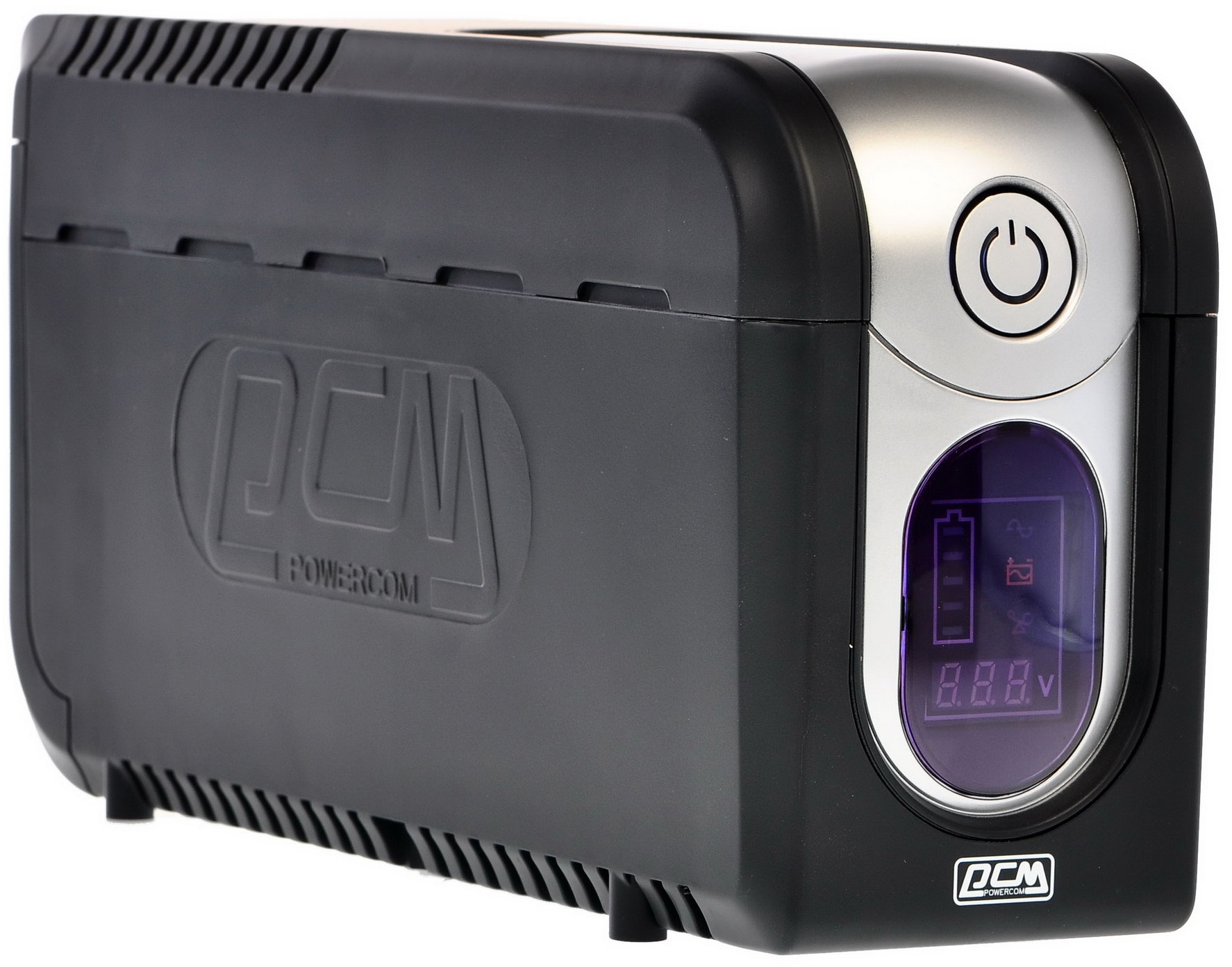 Источник бесперебойного питания Powercom Back-UPS IMPERIAL, Line-Interactive, 625VA/375W, Tower, 5*IEC320-C13 (2 surge & 3 batt), LCD, USB (507308)