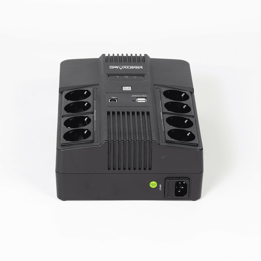 ИБП МАСТЕР 800, 800/480 ВА/Вт, LED, USB, RJ11/RJ45, SCHUKOx8 Импульс MT80103