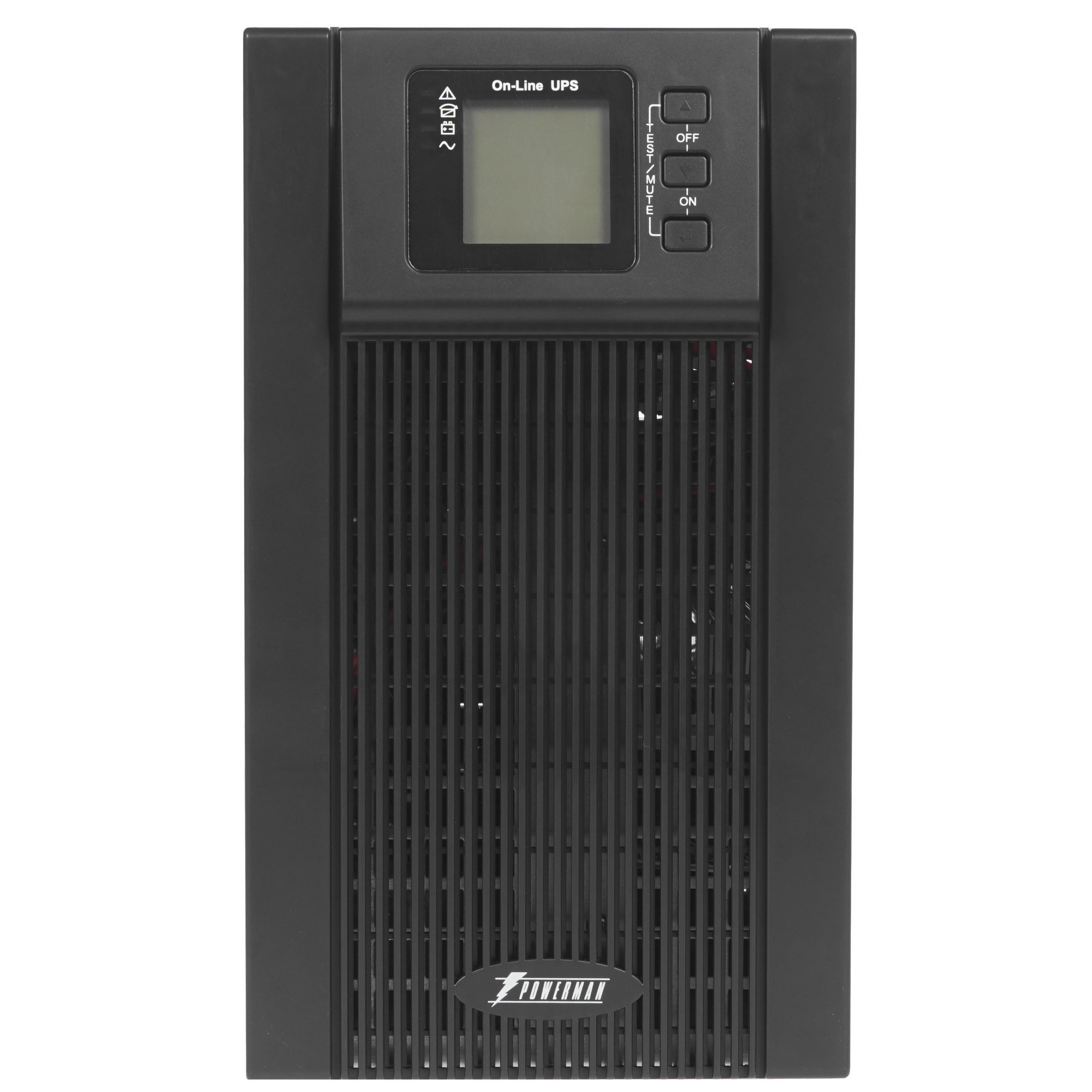 Источник бесперебойного питания Powerman ИБП Online 2000 Plus Black ( внешний блок батарей, в компле