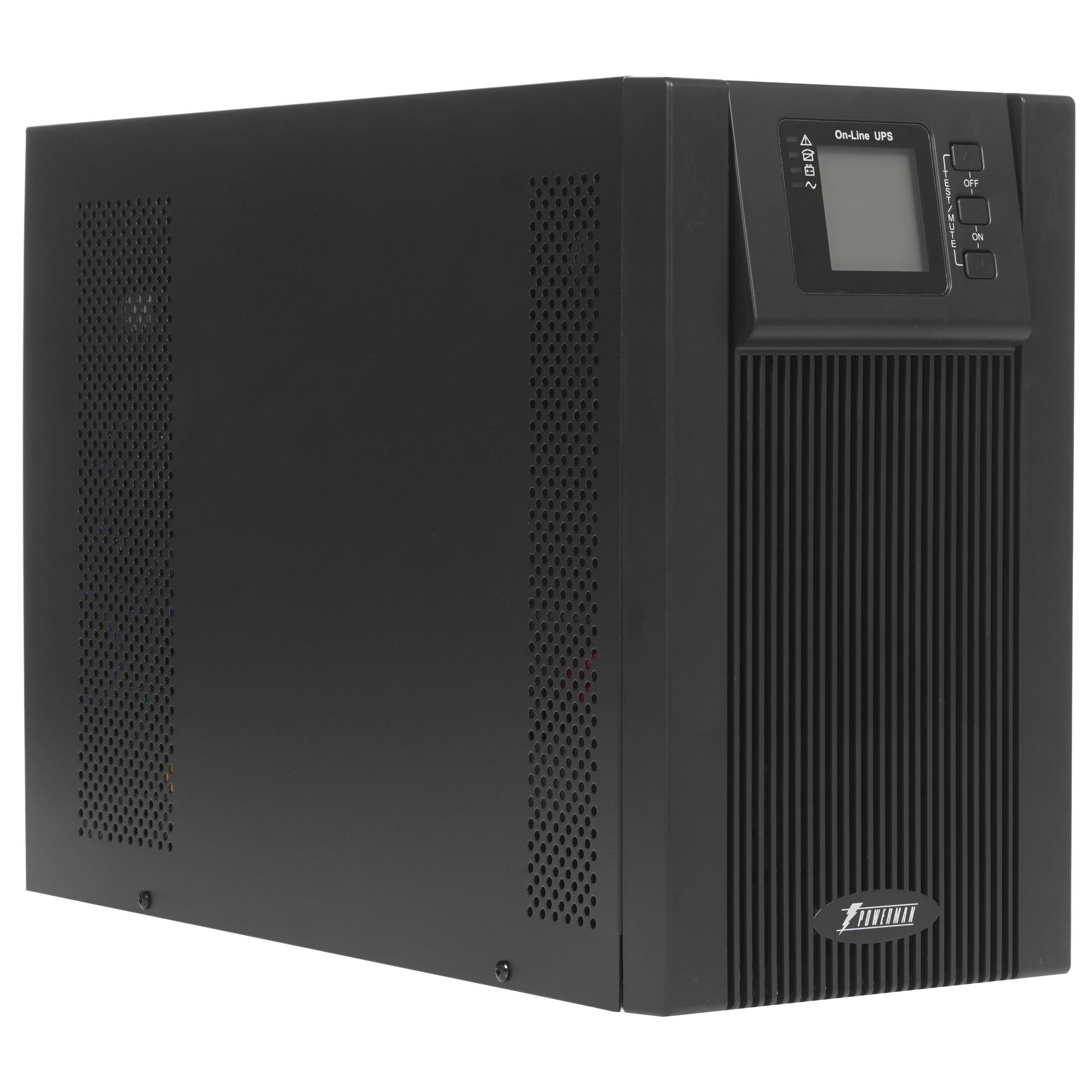 Источник бесперебойного питания Powerman ИБП Online 2000 Plus Black ( внешний блок батарей, в компле