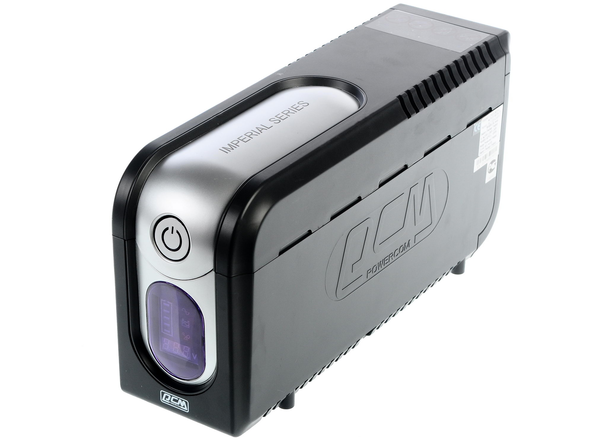 Источник бесперебойного питания Powercom Back-UPS IMPERIAL, Line-Interactive, 825VA/495W, Tower, 5*IEC320-C13 (2 surge & 3 batt), LCD, USB (507309)