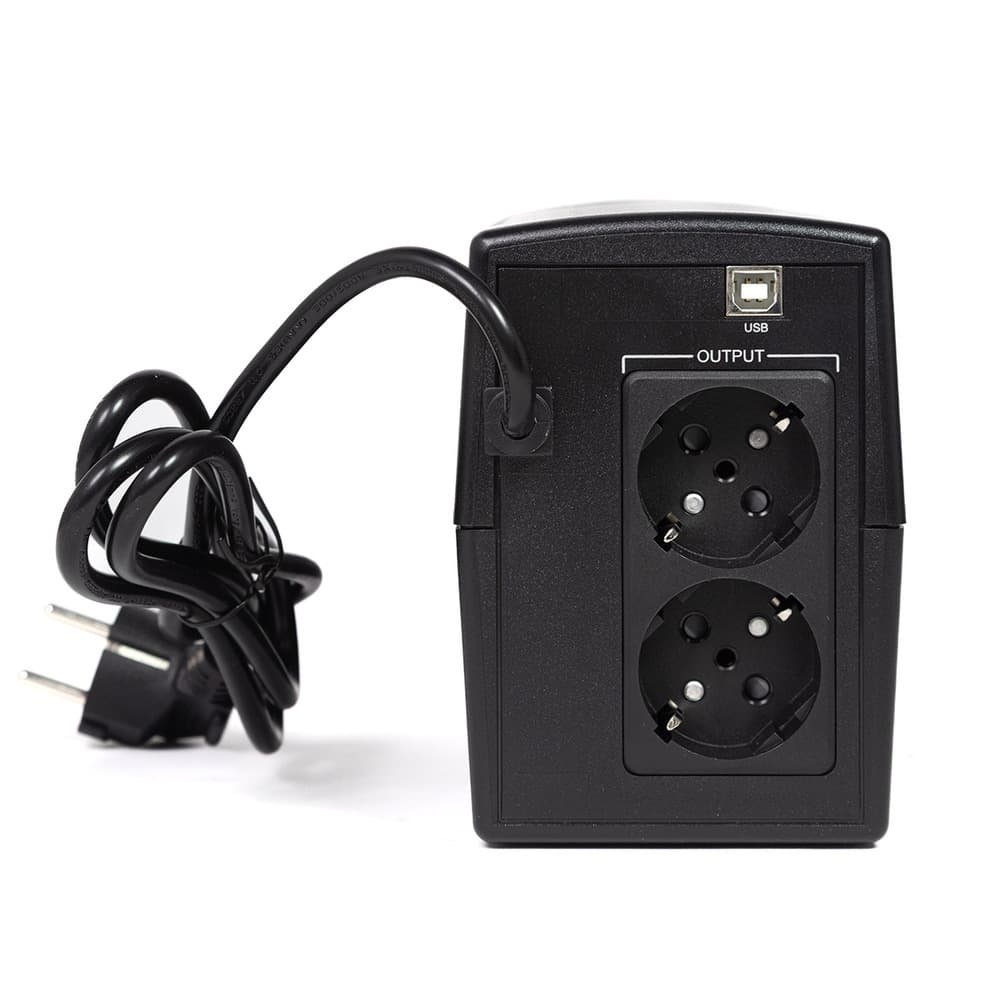 ИБП ЮНИОР СМАРТ 1000, 1000/600 ВА/Вт, LED, USB, SCHUKOx2 Импульс JS10114