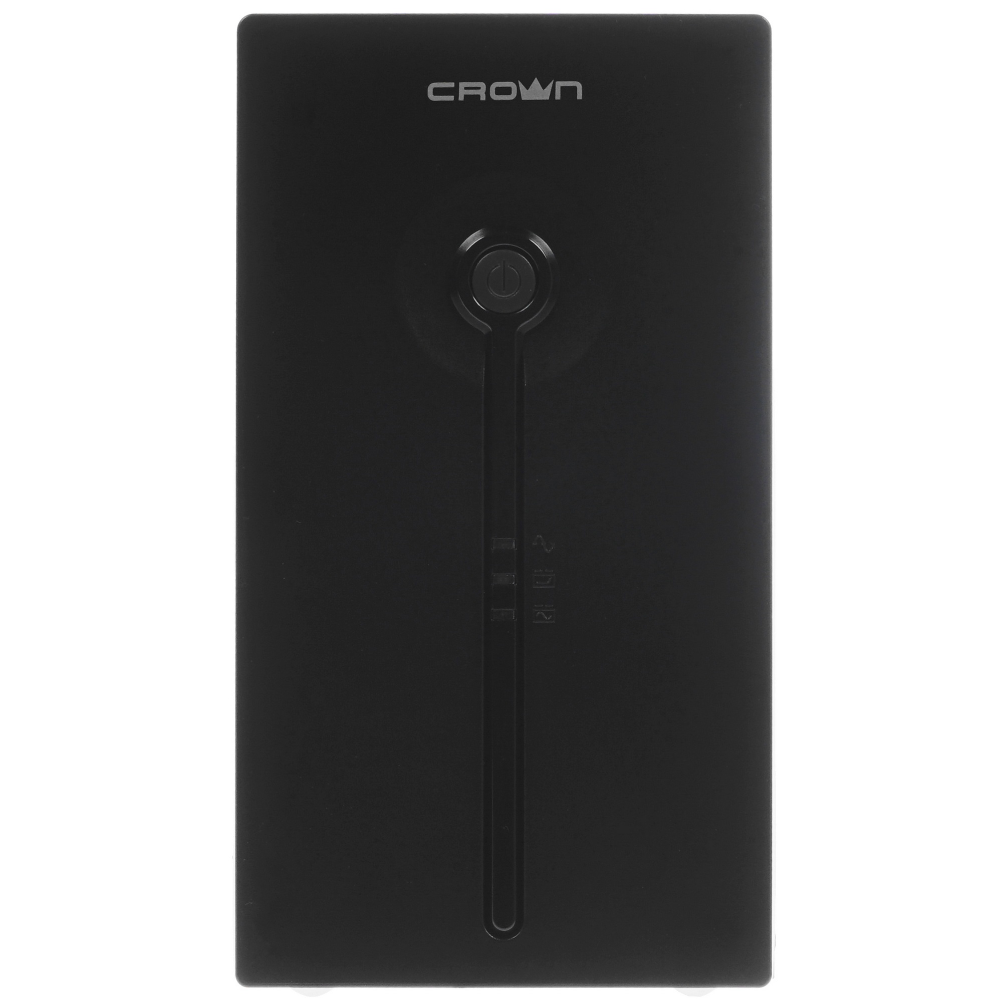 Источник бесперебойного питания CROWN ИБП CMU-SP800EURO {800VA, металл,1x12V/9AH, розетки 3*EURO+1*I