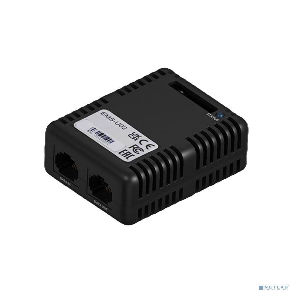 Сайбер Электро EMS-U02 Датчик окружающей среды (ENVIRONMENTAL SENSOR) - температура, влажность. Для работы с SNMP (ПМКАРД) в 1 фазных ИБП, 4 сухих контакта, габариты (ВхШхГ) 29х53х67