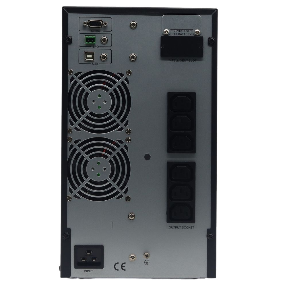 Источник бесперебойного питания  ИБП Raskat HIO-3000VA+ (3000ВА, 2700Вт, 6xIEC320, LCD, USB type-B, 1xRS232, чистая синусоида)