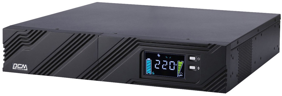 Источник бесперебойного питания Powercom SMART KING PRO+, Line-Interactive, 1500VA/1200W, Rack/Tower, 8*IEC320-C13, Serial+USB, SmartSlot (1152575)