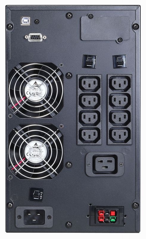 Источник бесперебойного питания Powercom MACAN, On-Line, 3000VA/3000W, Tower, 8*IEC320-C13+С19, Serial+USB, SNMP Slot (1034863)