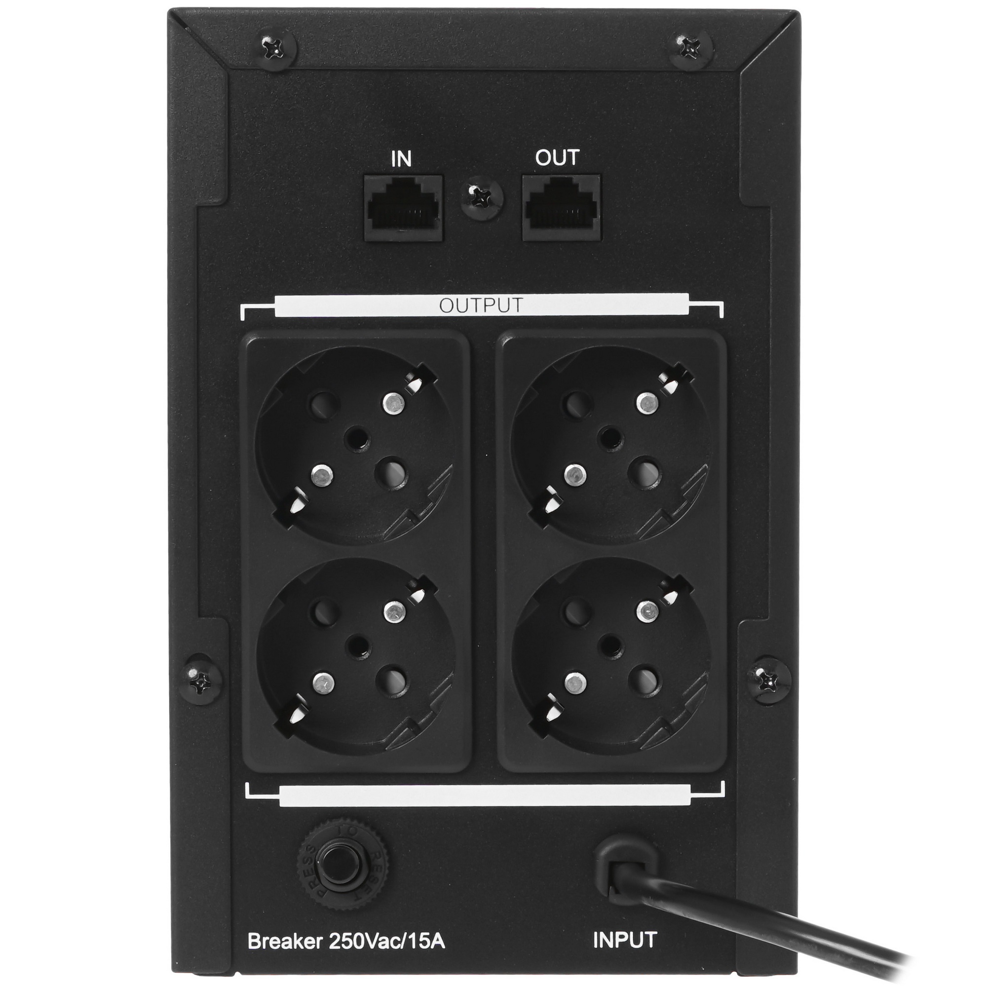 Источник бесперебойного питания ExeGate SpecialPro Smart LLB-2200.LCD.AVR.EURO.RJ 2200VA/1300W, LCD