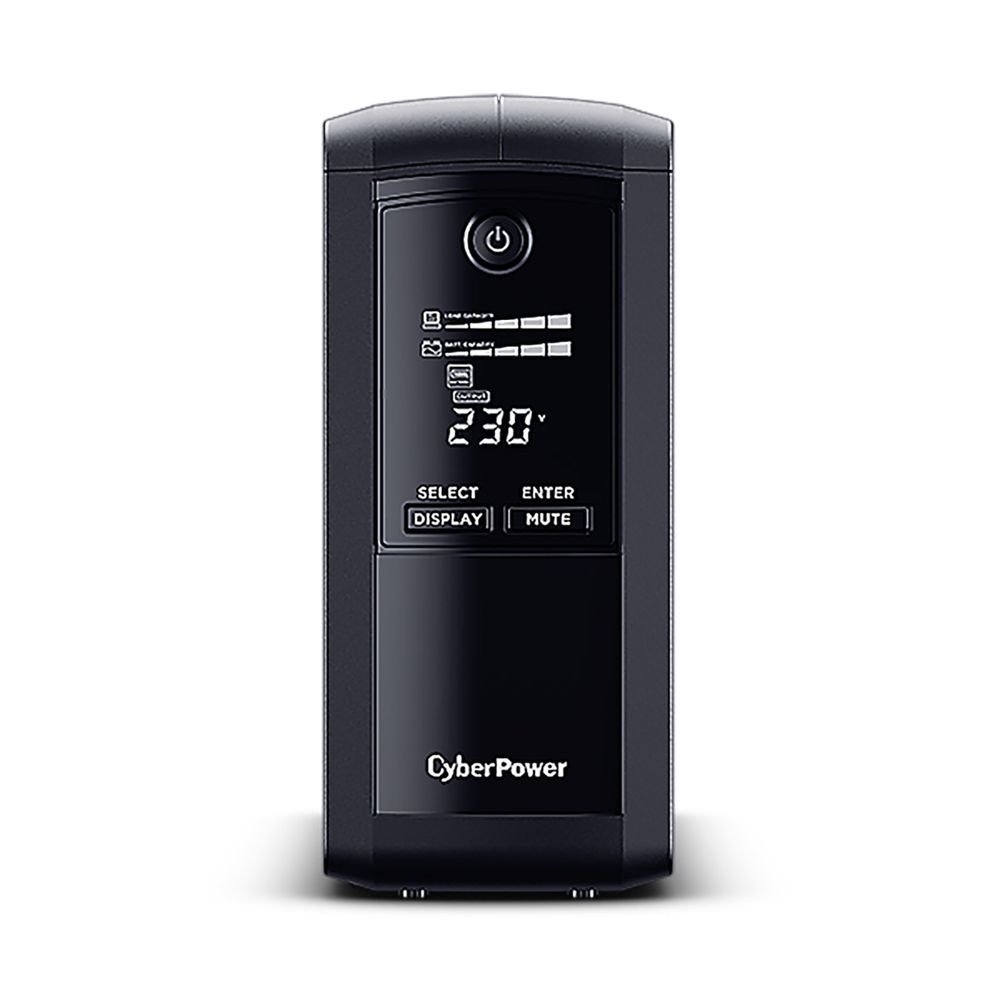 Источник бесперебойного питания Cyberpower VP1000ELCD Line-Interactive 1000VA/550W USB/RS-232/RJ11/45  (4 EURO)