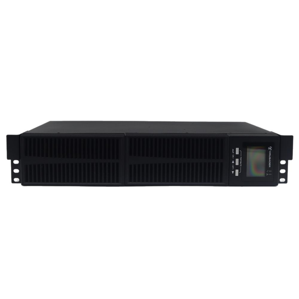 Источник бесперебойного питания  ИБП Crusader Stabline RTIO-3000VA (3000Ва, 2700Вт, 8xIEC320, LCD, USB type-B, 1xRS232, SNMP-слот, чистая синусоида)