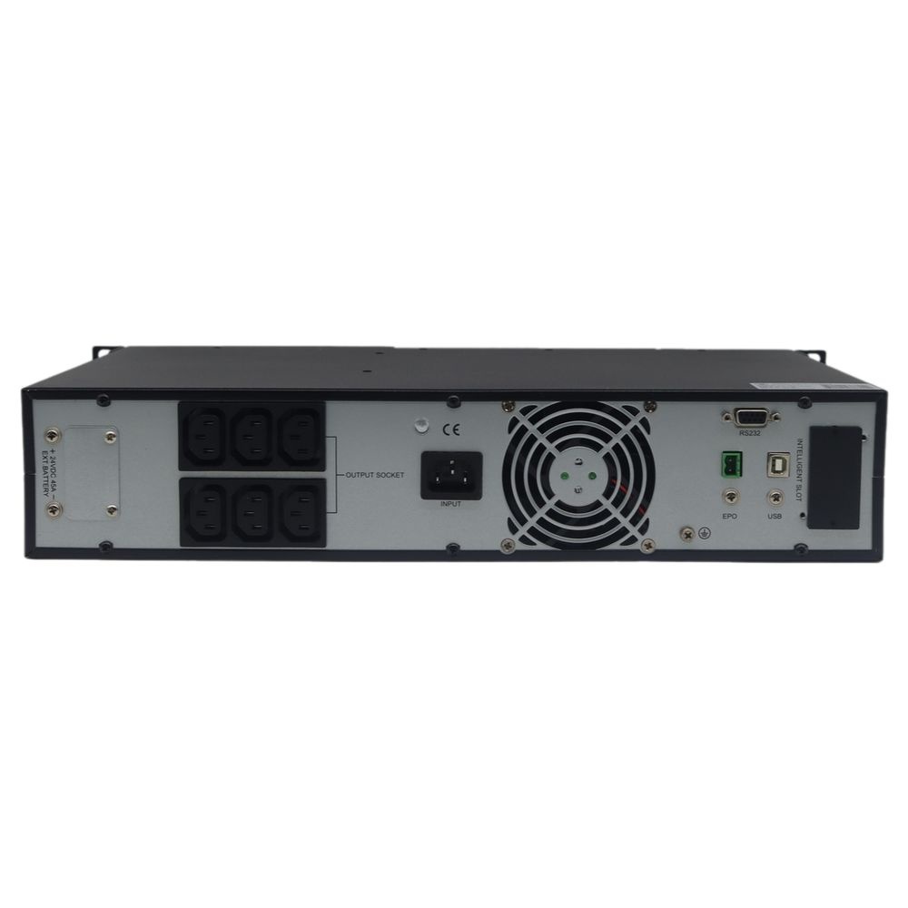 Источник бесперебойного питания  ИБП Crusader Stabline RTIO-3000VA (3000Ва, 2700Вт, 8xIEC320, LCD, USB type-B, 1xRS232, SNMP-слот, чистая синусоида)