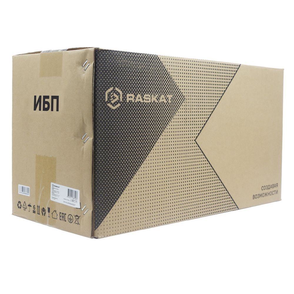 Источник бесперебойного питания  ИБП Raskat HIL-3000VA (3000VA, 1800Вт, 8xIEC320, LCD, USB type-B, 2xRJ-45)