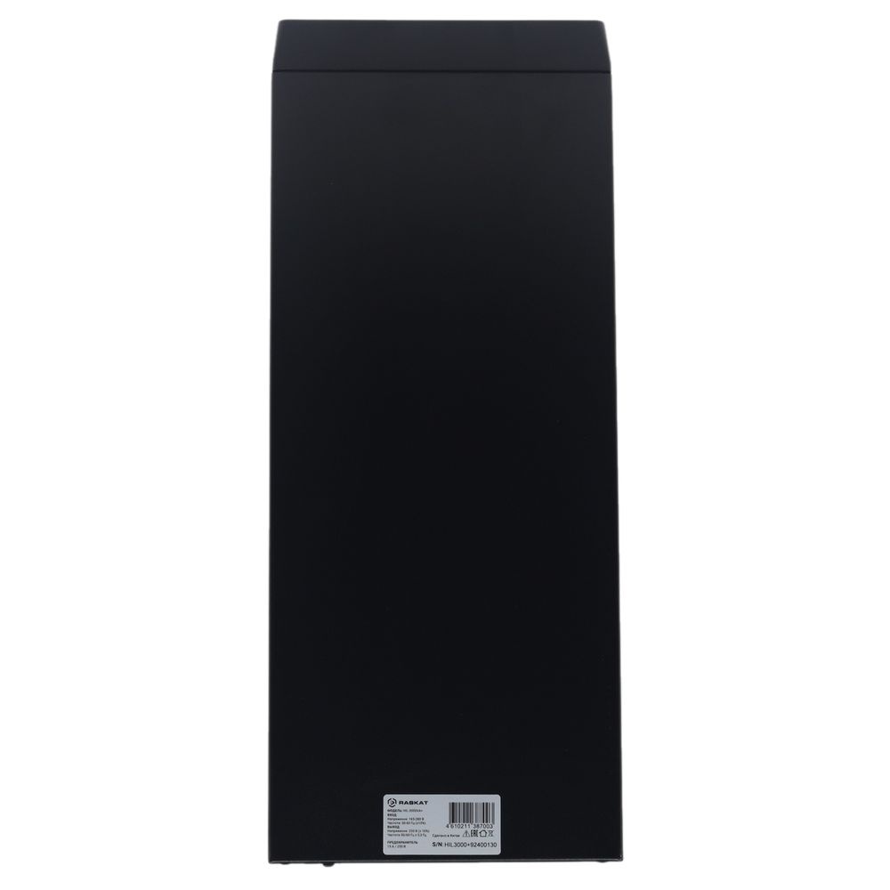 Источник бесперебойного питания  ИБП Raskat HIL-3000VA+ 3000VA, 2400Вт, 6xIEC320, LCD, USB type-B, 2xRJ-45, 1xRS232, чистая синусоида