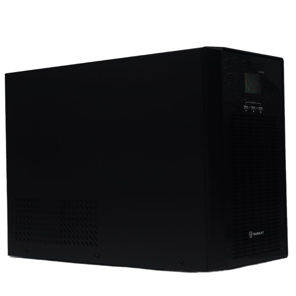 Источник бесперебойного питания  ИБП Raskat HIL-3000VA+ 3000VA, 2400Вт, 6xIEC320, LCD, USB type-B, 2xRJ-45, 1xRS232, чистая синусоида