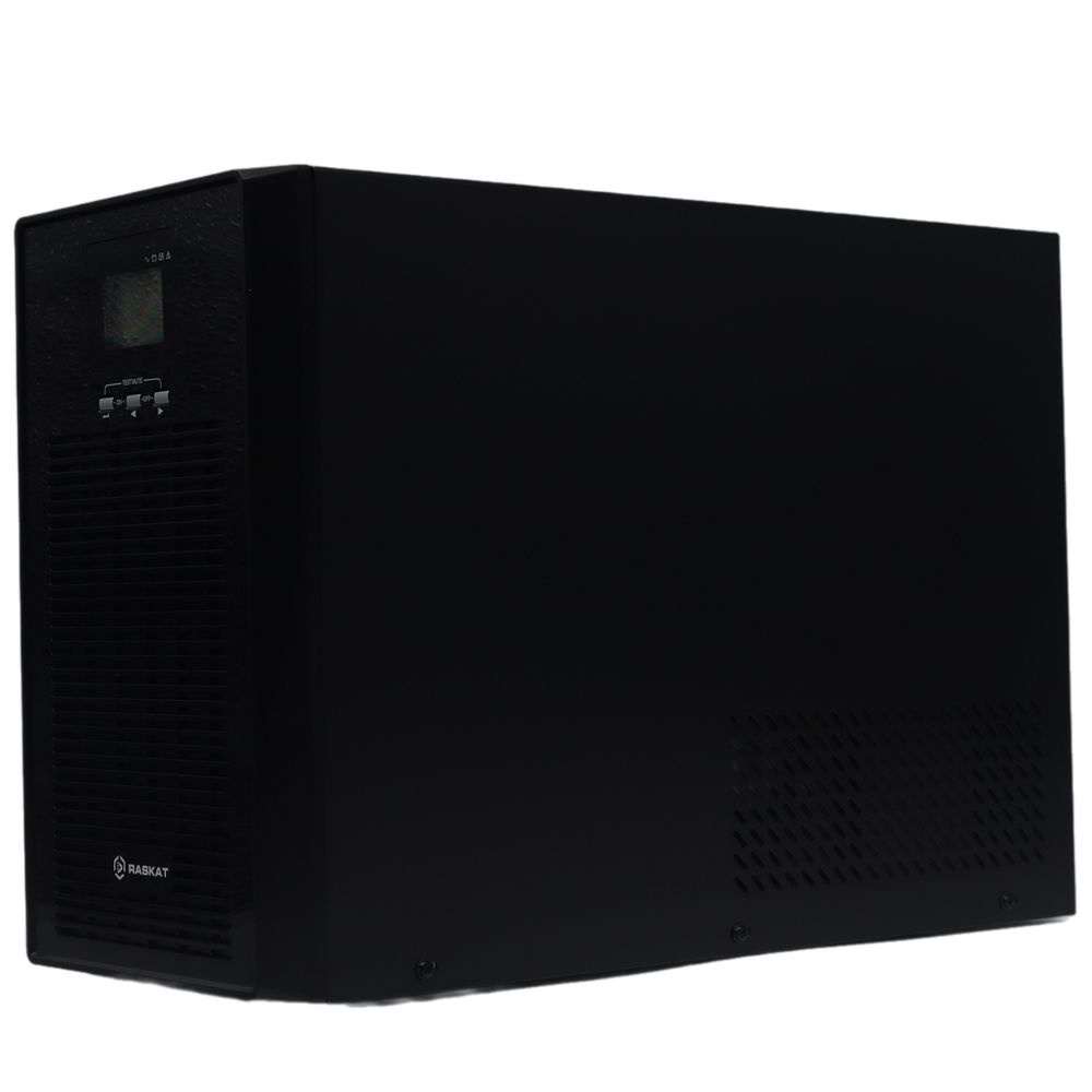 Источник бесперебойного питания  ИБП Raskat HIL-3000VA+ 3000VA, 2400Вт, 6xIEC320, LCD, USB type-B, 2xRJ-45, 1xRS232, чистая синусоида