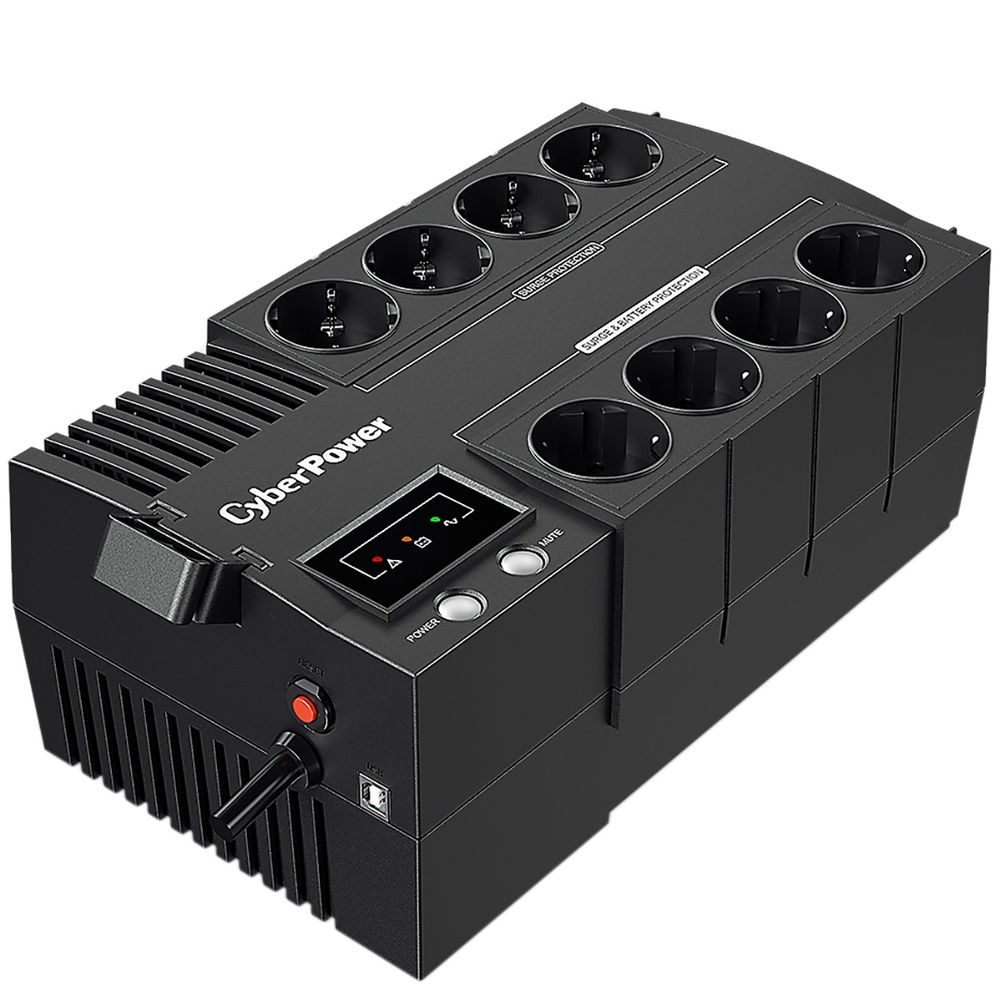 Источник бесперебойного питания Cyberpower BS850E Line-Interactive 850VA/480W USB (4+4 EURO)