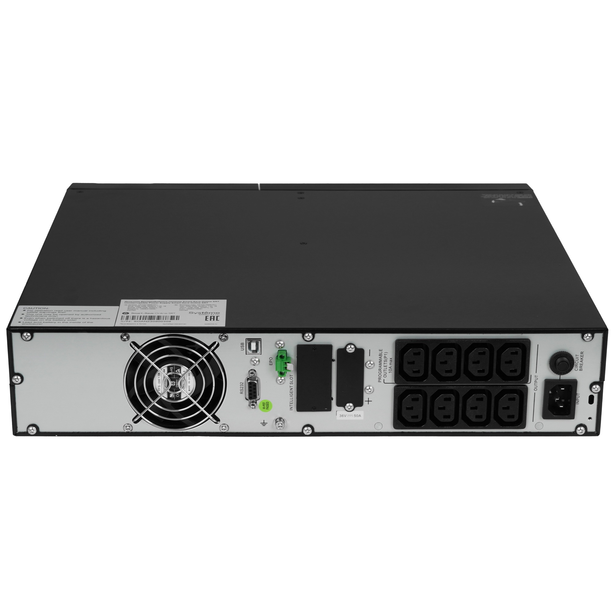 Источник бесперебойного питания Smart-Save Online SRT Systeme Electric 1000 ВА, конвертируемый форм-