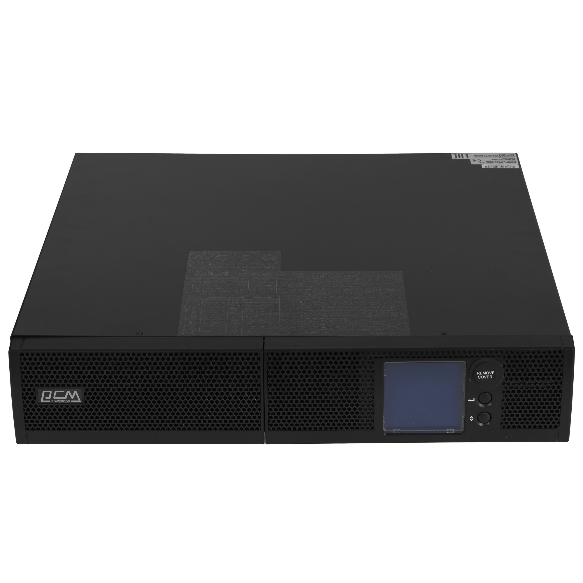 Источник бесперебойного питания Powercom SENTINEL, On-Line, 1500VA/1500W, Rack/Tower, 6*IEC320-C13, Serial+USB, SNMP Slot (1456280)