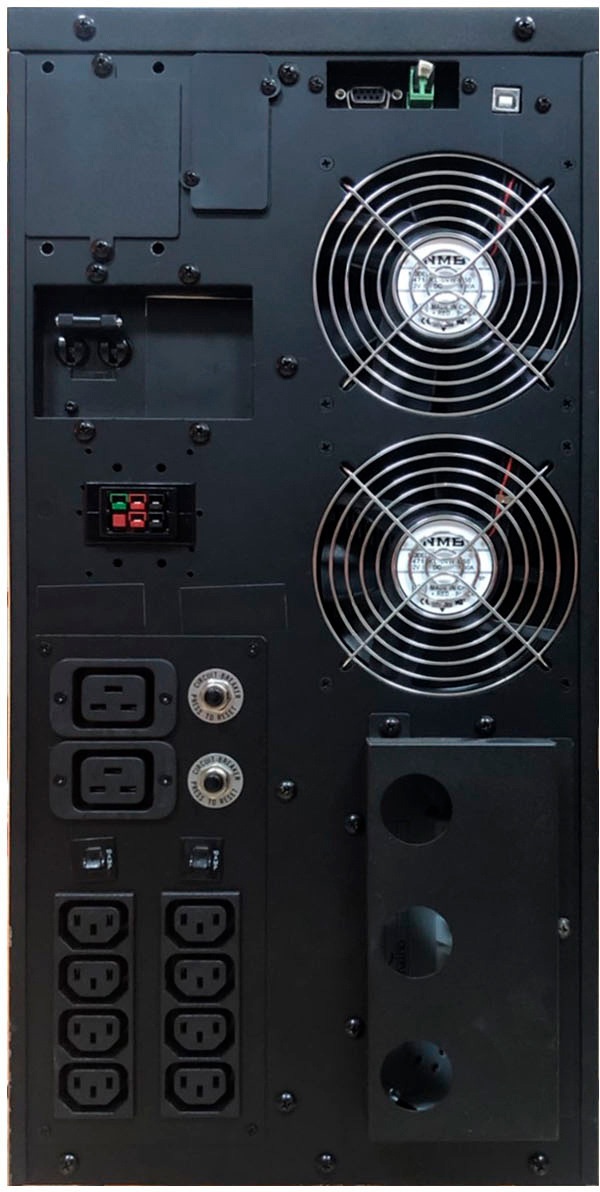 Источник бесперебойного питания Powercom MACAN, On-Line, 10000VA/10000W, Tower, IEC Terminal + IEC320 8*C13+2*C19, Serial+USB, SNMP Slot (1439708)