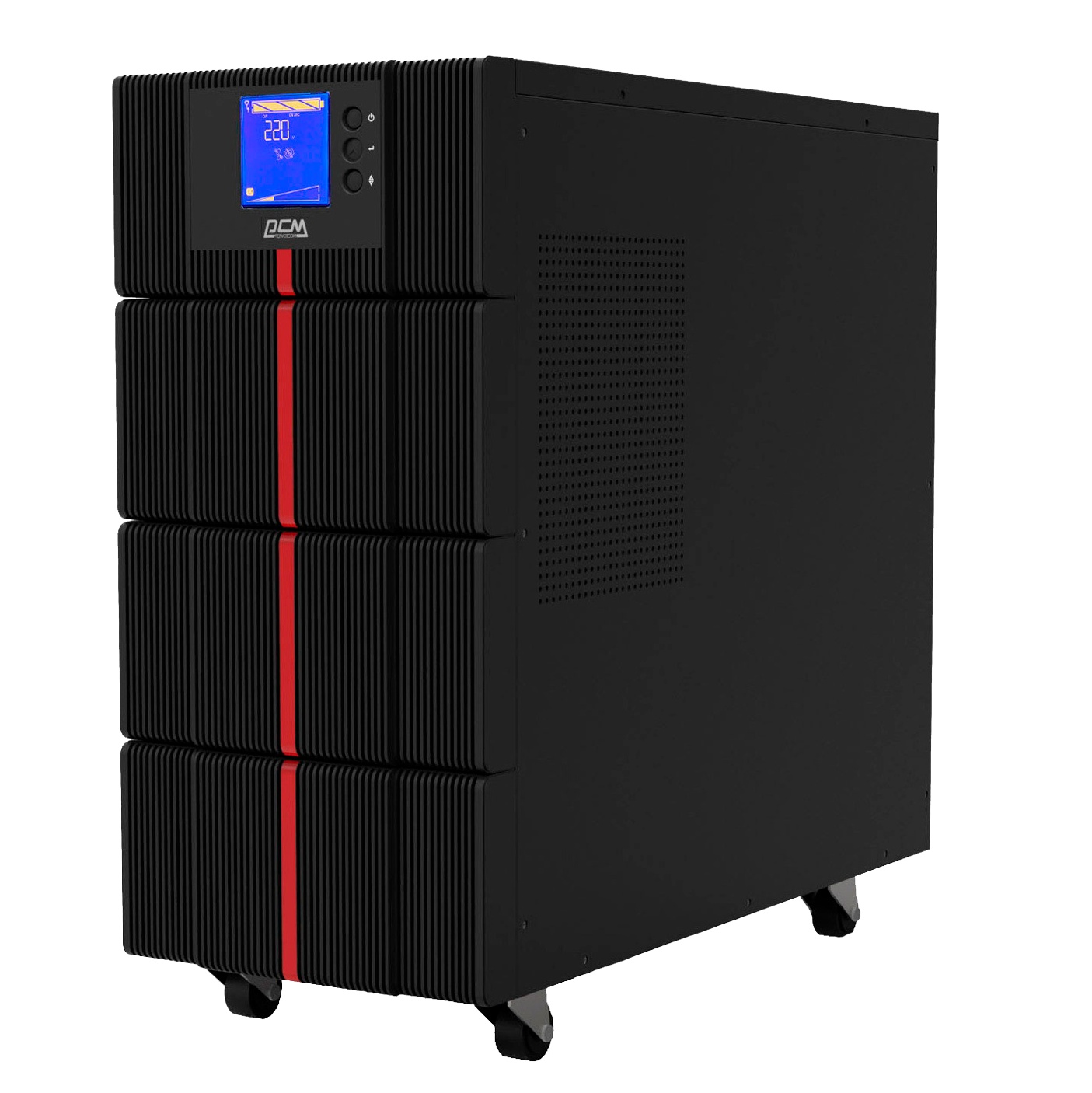 Источник бесперебойного питания Powercom MACAN, On-Line, 10000VA/10000W, Tower, IEC Terminal + IEC320 8*C13+2*C19, Serial+USB, SNMP Slot (1439708)