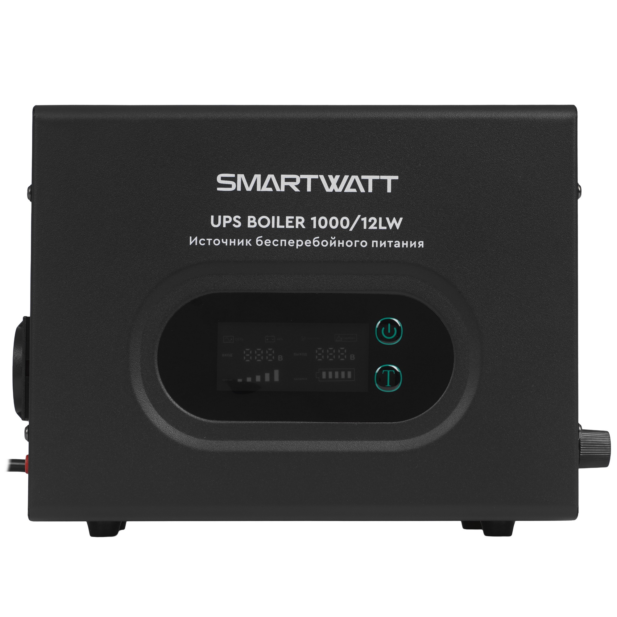 Источник бесперебойного питания Smartwatt Boiler 1000/12LW 600Вт 1000ВА черный