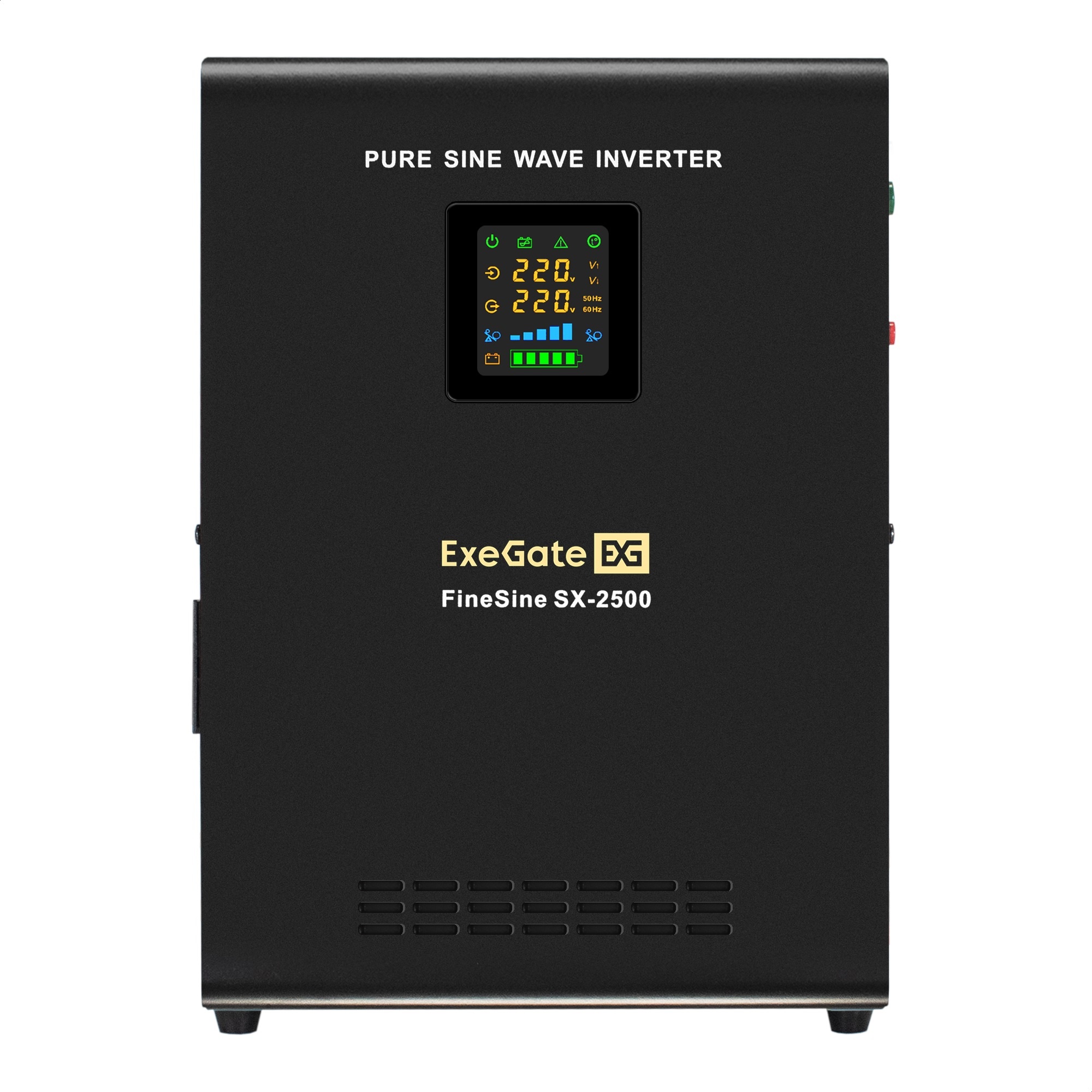 Комплект ИБП ExeGate FineSine SX-2500.LCD.AVR.2SH + Батарея 40Aч, 2 шт. (ИБП  + АКБ , 2шт.)