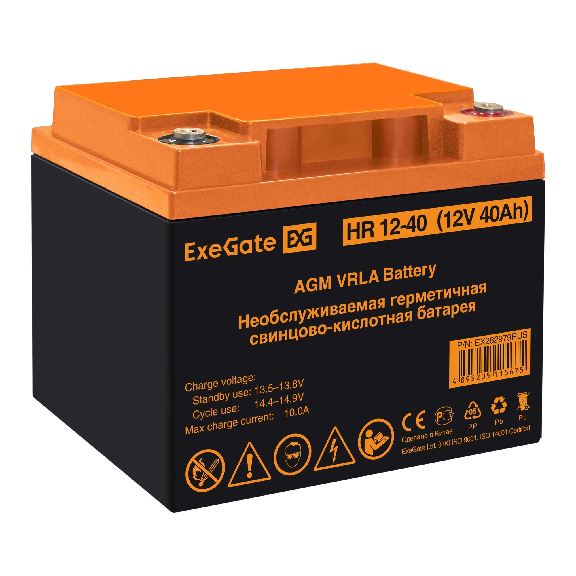 Комплект ИБП ExeGate FineSine SX-7000.LCD.AVR.2SH.T + Батарея 40Aч, 4 шт. (ИБП  + АКБ , 4шт.)