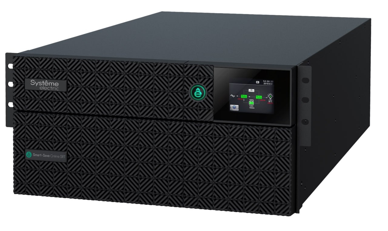 Источник бесперебойного питания Systeme Electriс SRT SRTSE5KRTXLIEC-NC 5000Вт 5000ВА черный