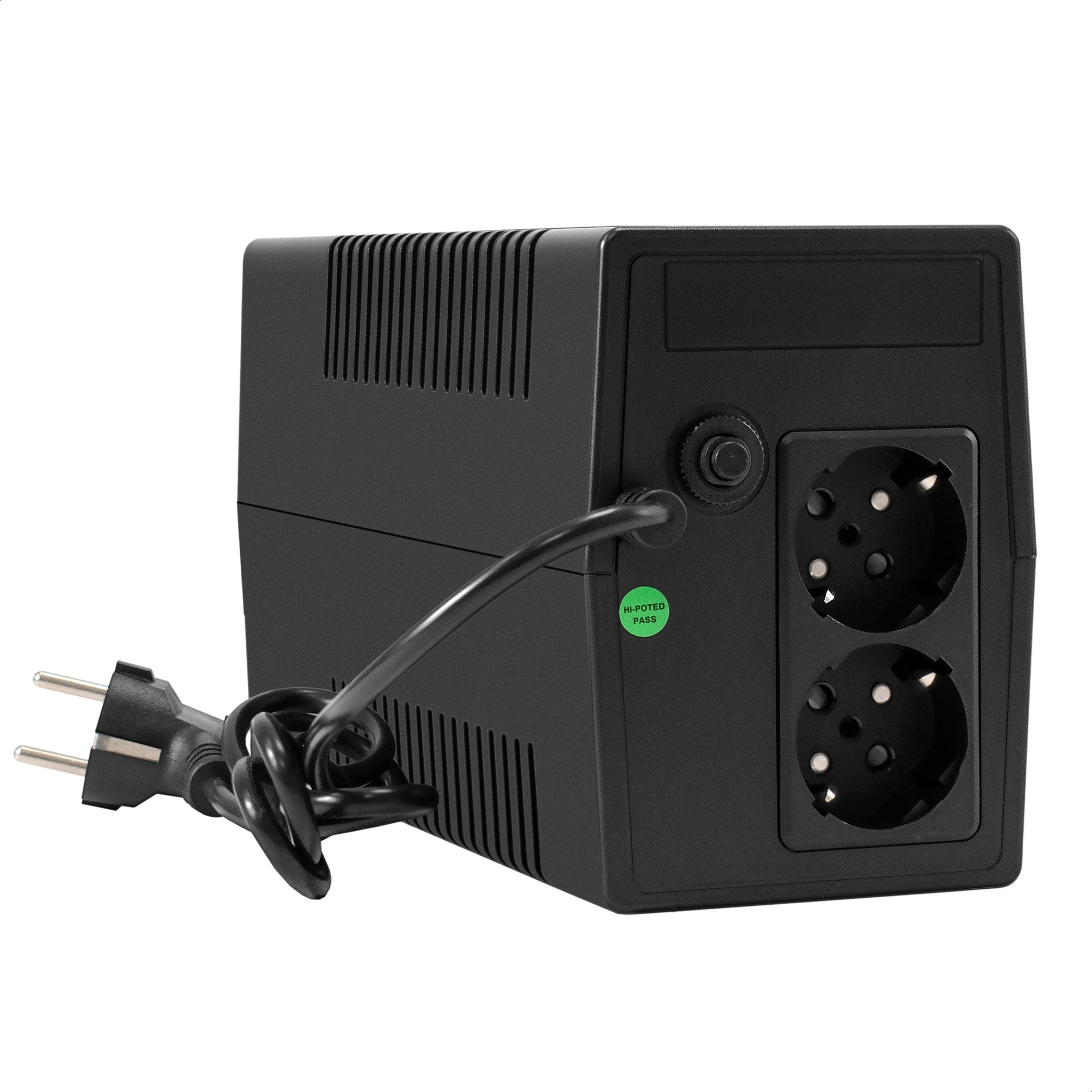ИБП ExeGate Power NB-450.LED.AVR.2SH (450VA/270W, LED, AVR, 2*Schuko, батарея 12V 4.5Ah, Black)