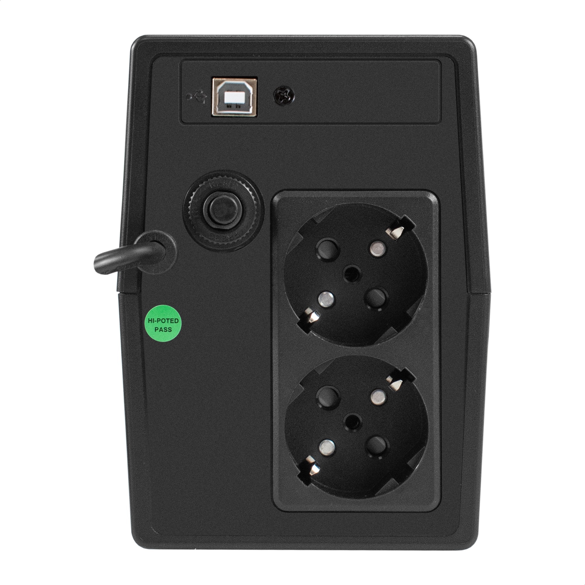 ИБП ExeGate Power NB-850.LED.AVR.2SH.USB (850VA/510W, LED, AVR, 2*Schuko, USB, батарея 12V 9Ah, Black)
