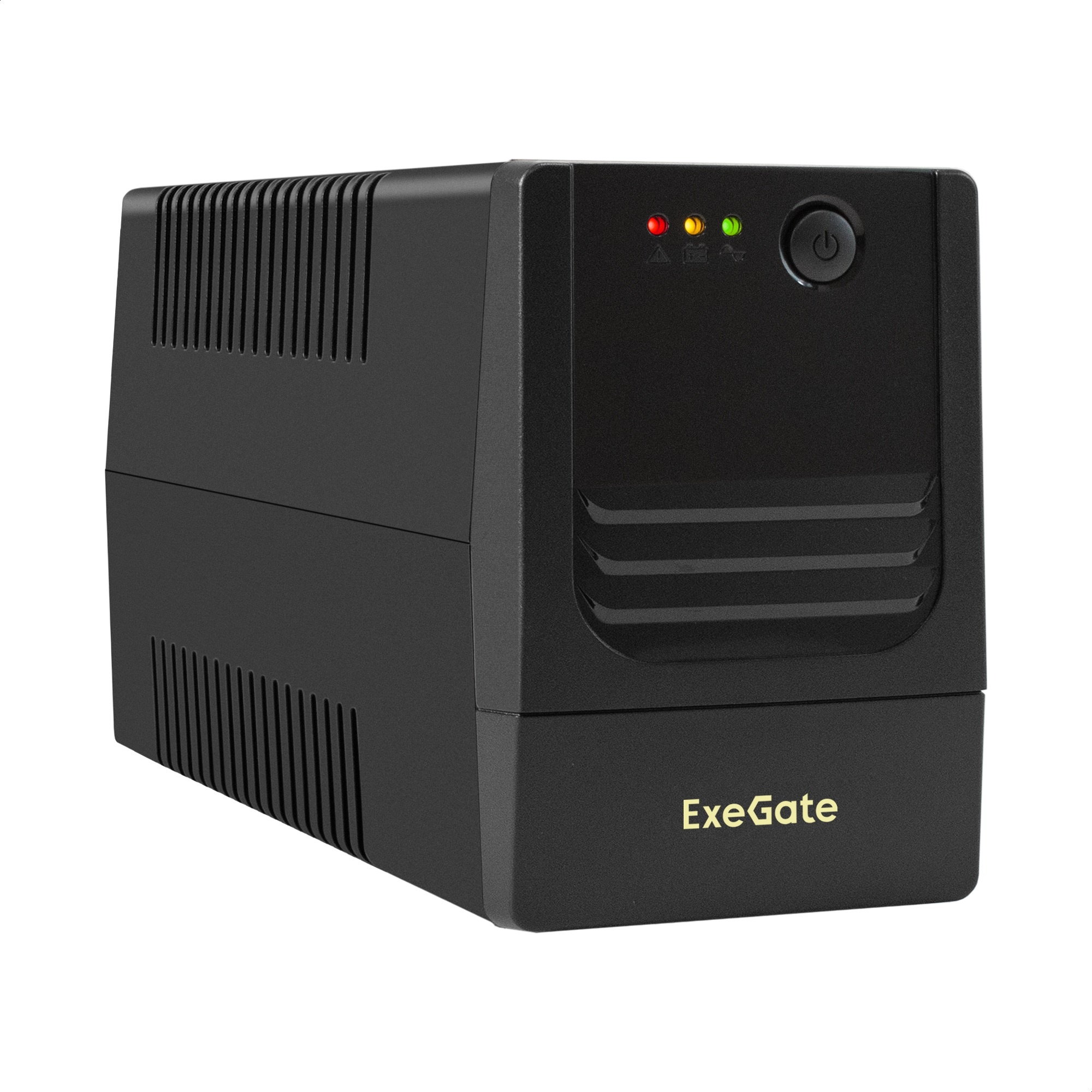 ИБП ExeGate Power NB-400.LED.AVR.2SH (400VA/240W, LED, AVR, 2*Schuko, батарея 12V 4.5Ah, Black)