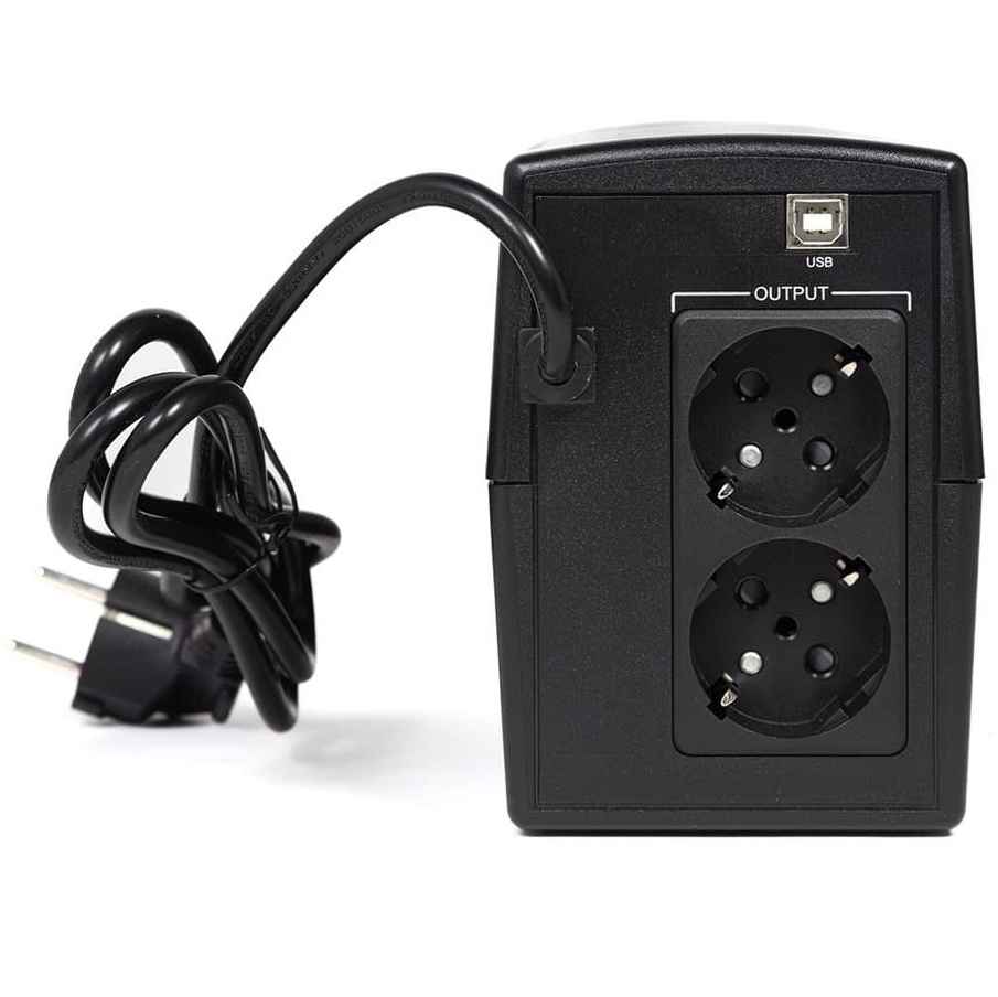ИБП ЮНИОР СМАРТ 600, 600/360 ВА/Вт, LED, USB, SCHUKOx2 Импульс JS60114