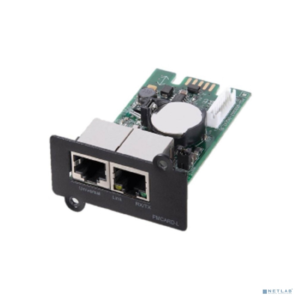 SNMP карта для удаленного управления по сети Ethernet c Английским интерфейсом, 2xRJ45, PowerMaster