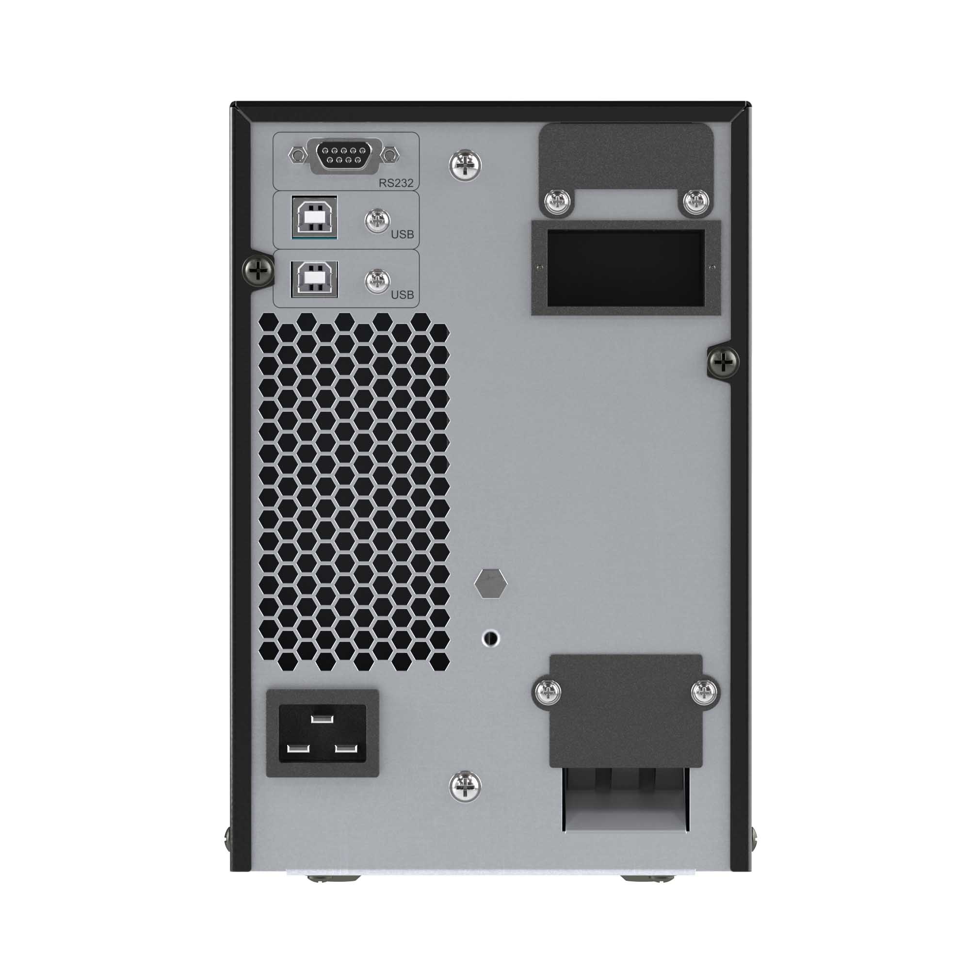 Онлайн ИБП ДКС серии Small Tower, 1000 ВА/900 Вт, клеммы, EPO, USB, RS- 232, RJ45, з/у 1А, 3 x 7 Ач