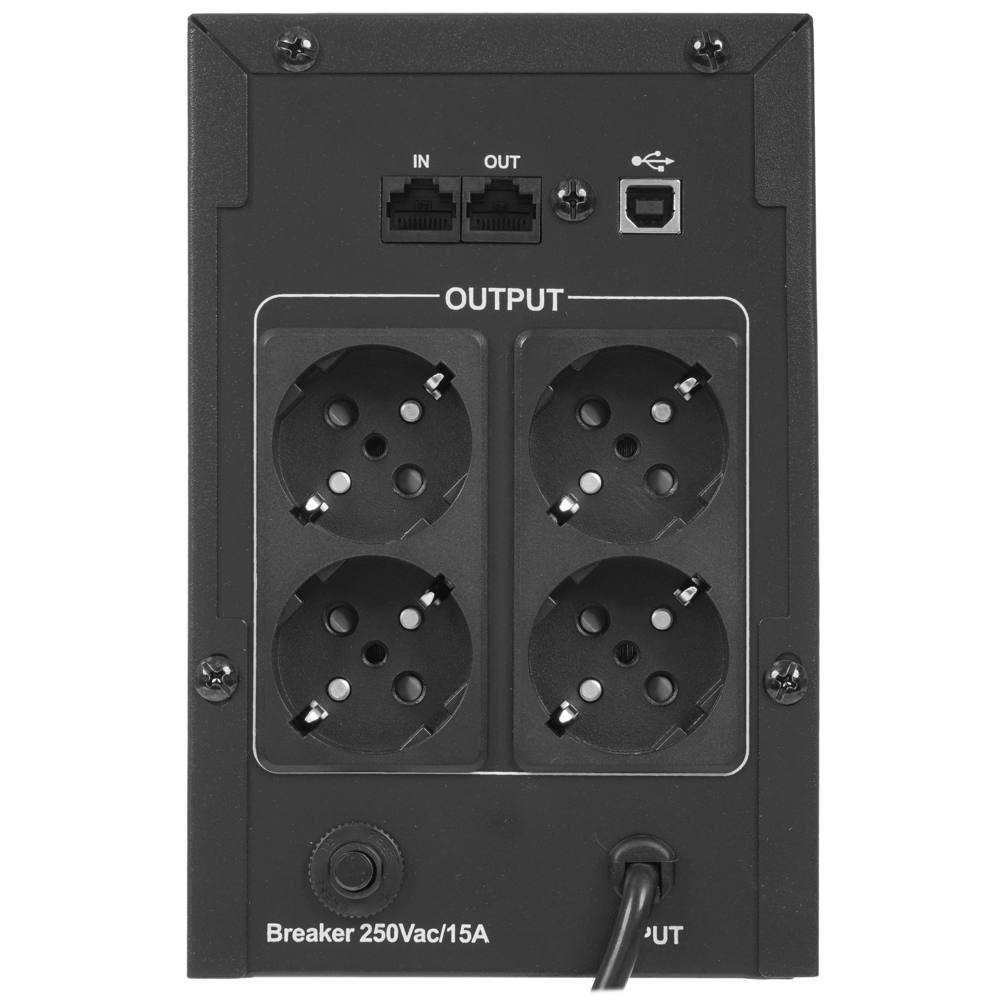 Источник бесперебойного питания ExeGate SpecialPro Smart LLB-2000.LCD.AVR.4SH.RJ.USB 2000VA/1200W,