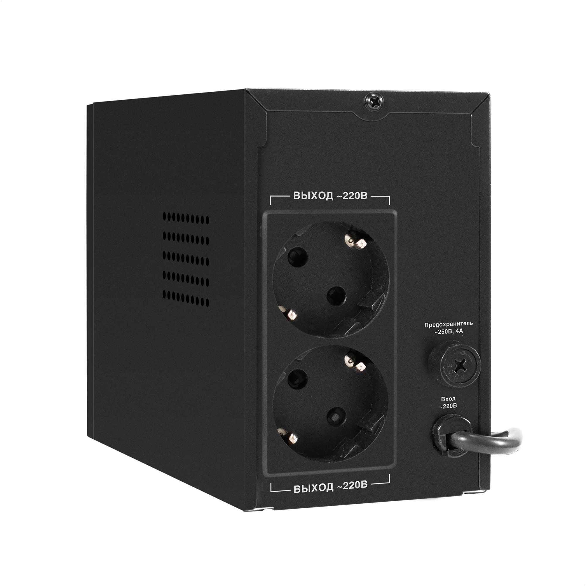 ИБП ExeGate Power Smart ULB-500.LCD.AVR.2SH (500VA/300W, LCD, AVR, 2*Schuko, батарея 12V 4.5Ah, металлический корпус, Black)
