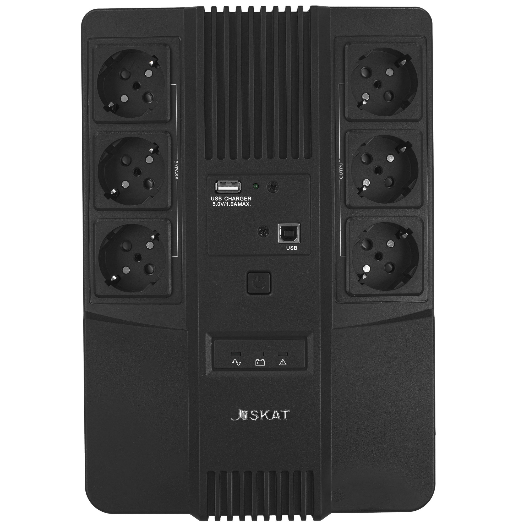 (452) Бастион SKAT-UPS AI 800ВА/480Вт/line-interactive/АКБ 9Ачx1/ 3xSchuko 3xSchuko/3 л.г.