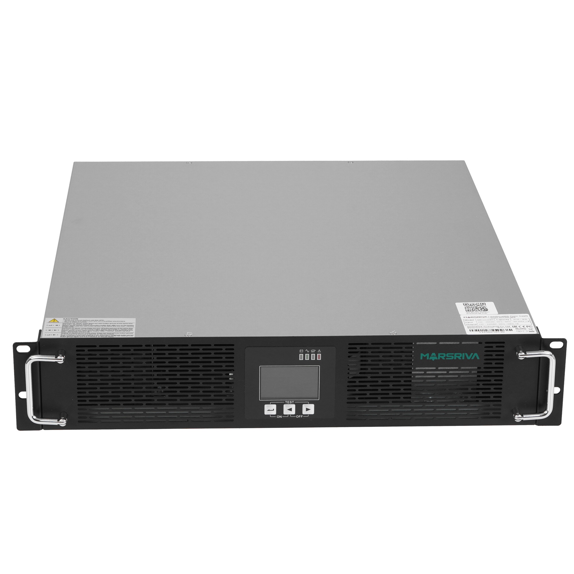 Онлайн ИБП MR-US3KRT, 3кВА, 6*12B/9Ач, Вход: С20, Выход: 2*CEE 7/3, стоечный, MARSRIVA
