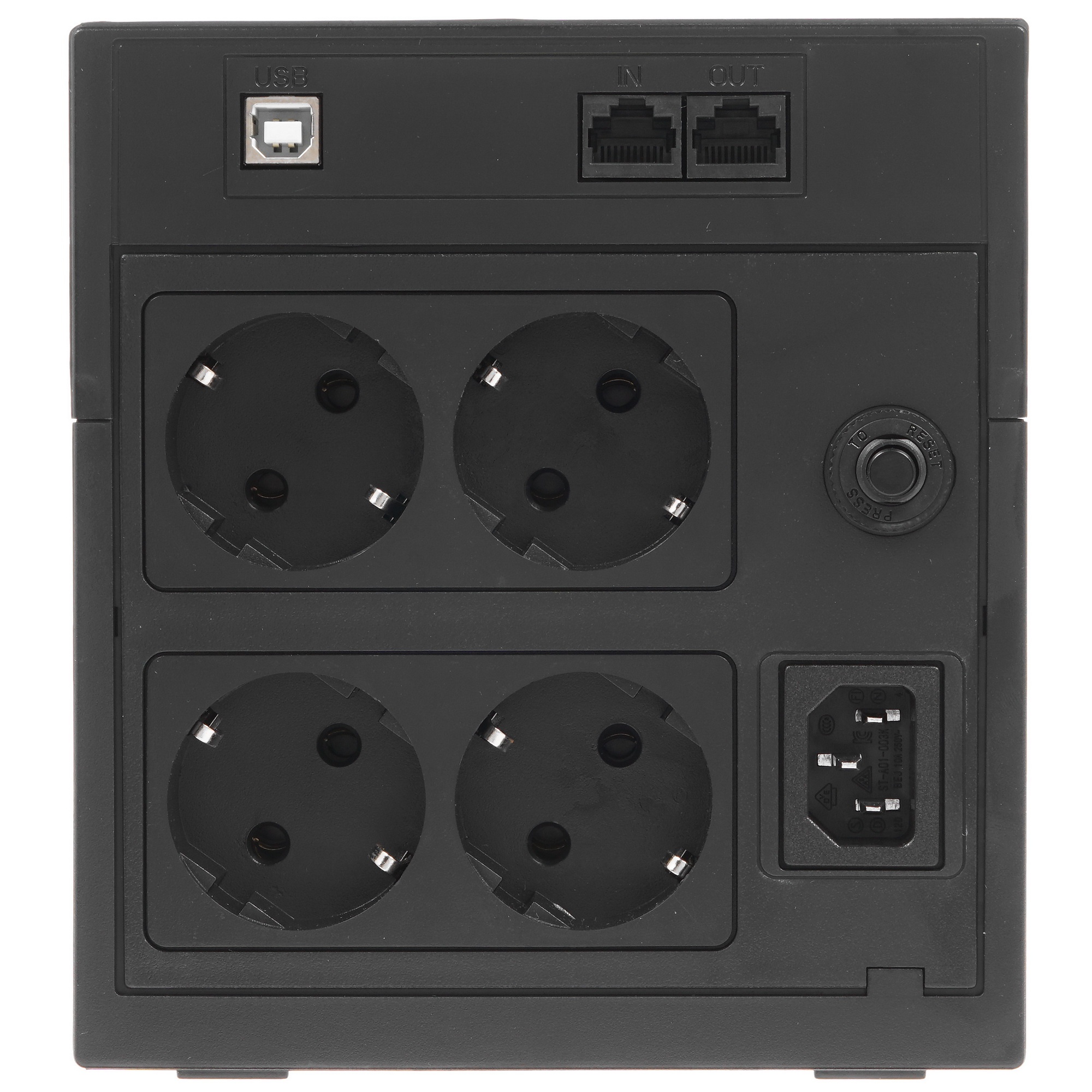 Источник бесперебойного питания Powercom Raptor, Line-Interactive, 1500VA/900W, Tower, 4xSchuko, LCD