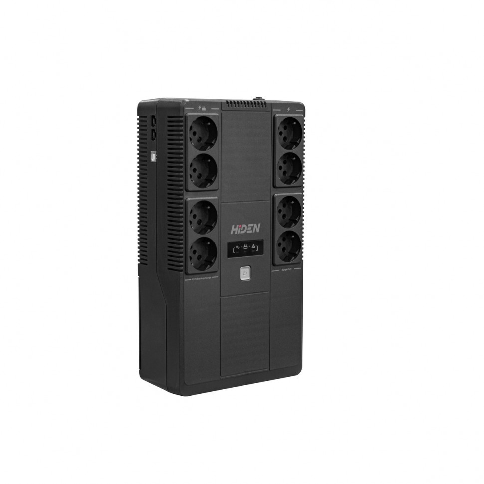 ИБП HIDEN ULS600E 600ВА/360Вт/ Line-Iinteractive Brick UPS Schuko LED