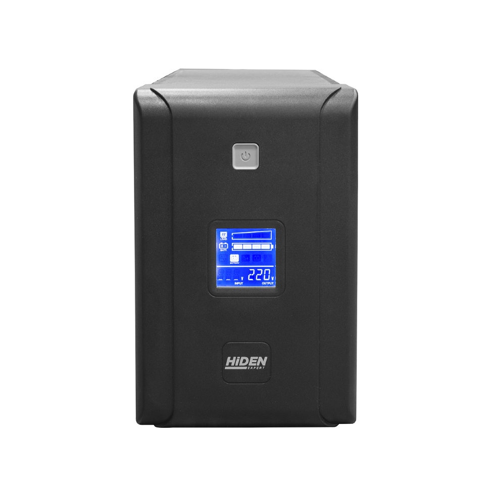 ИБП HIDEN EXPERT ULS1200C 1200ВА/720Вт/ Line-Iinteractive Tower UPS Schuko LCD