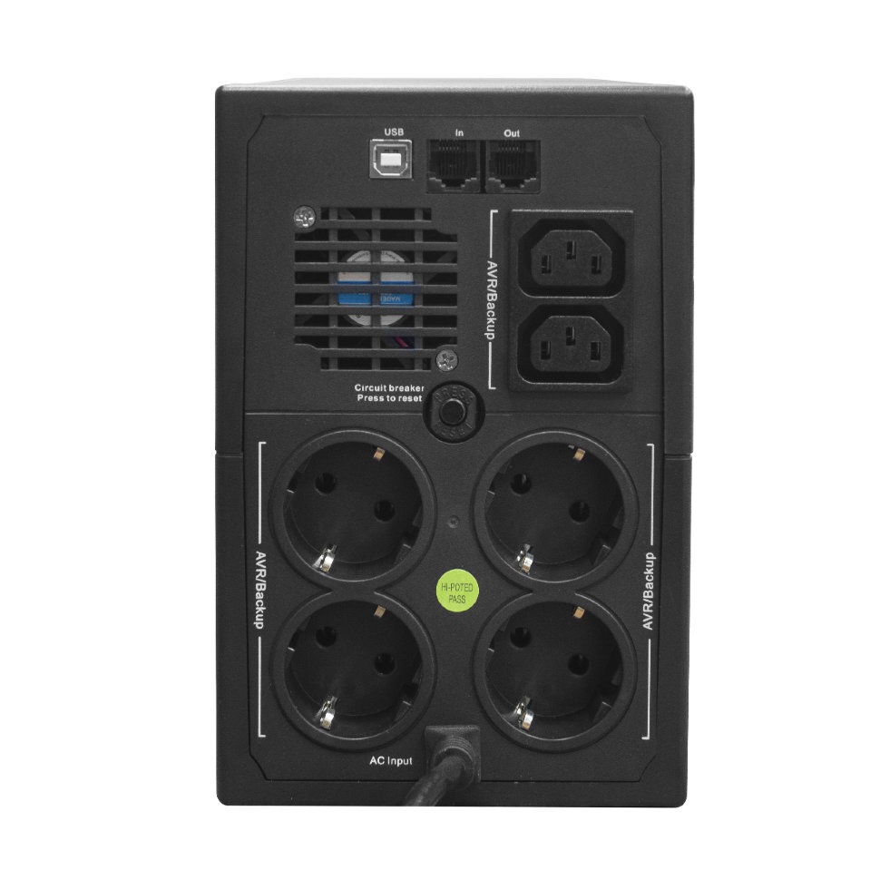 ИБП HIDEN EXPERT ULS1500C 1500ВА/900Вт/ Line-Iinteractive Tower UPS Schuko LCD