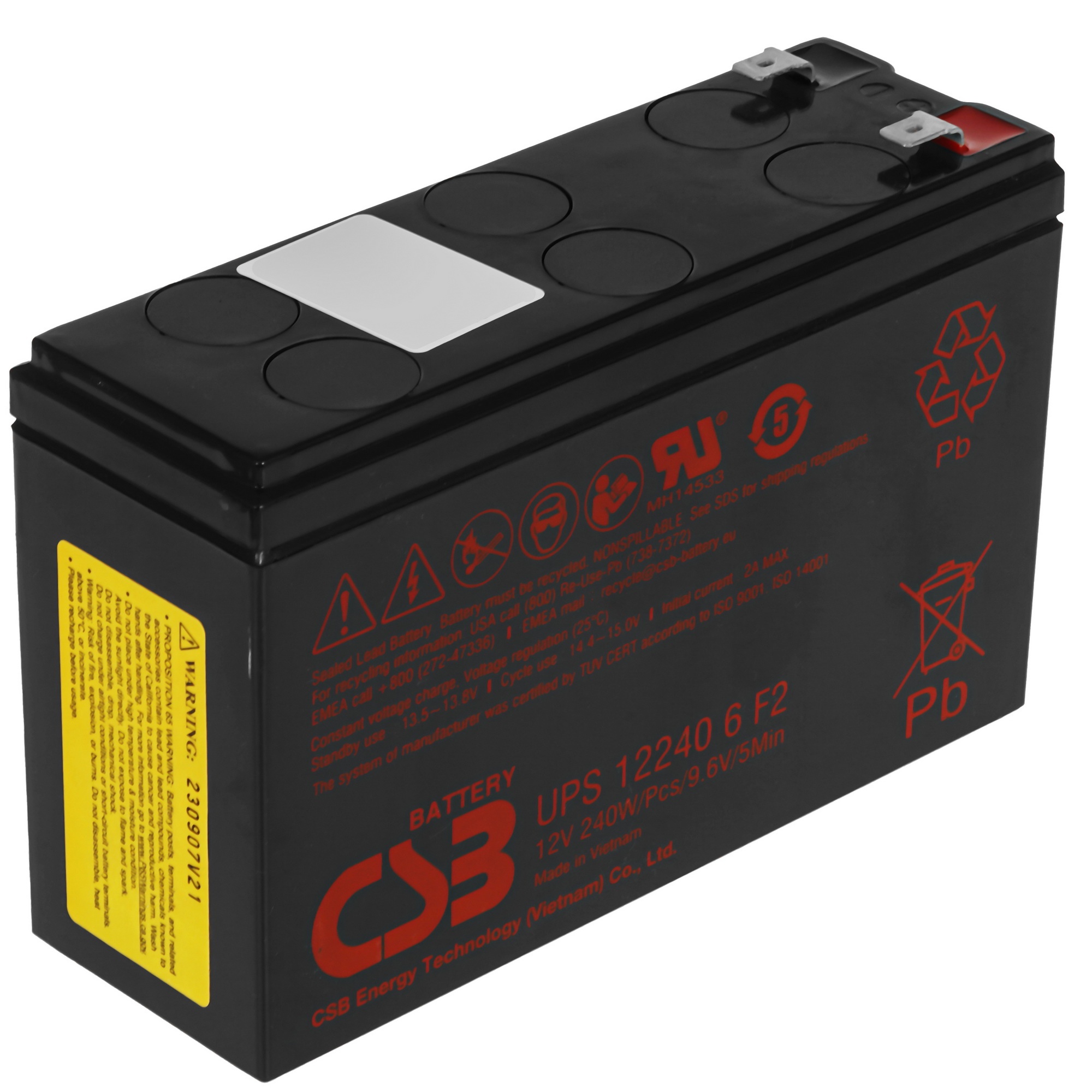 Батарея для ИБП CSB UPS122406 12В 240Вт