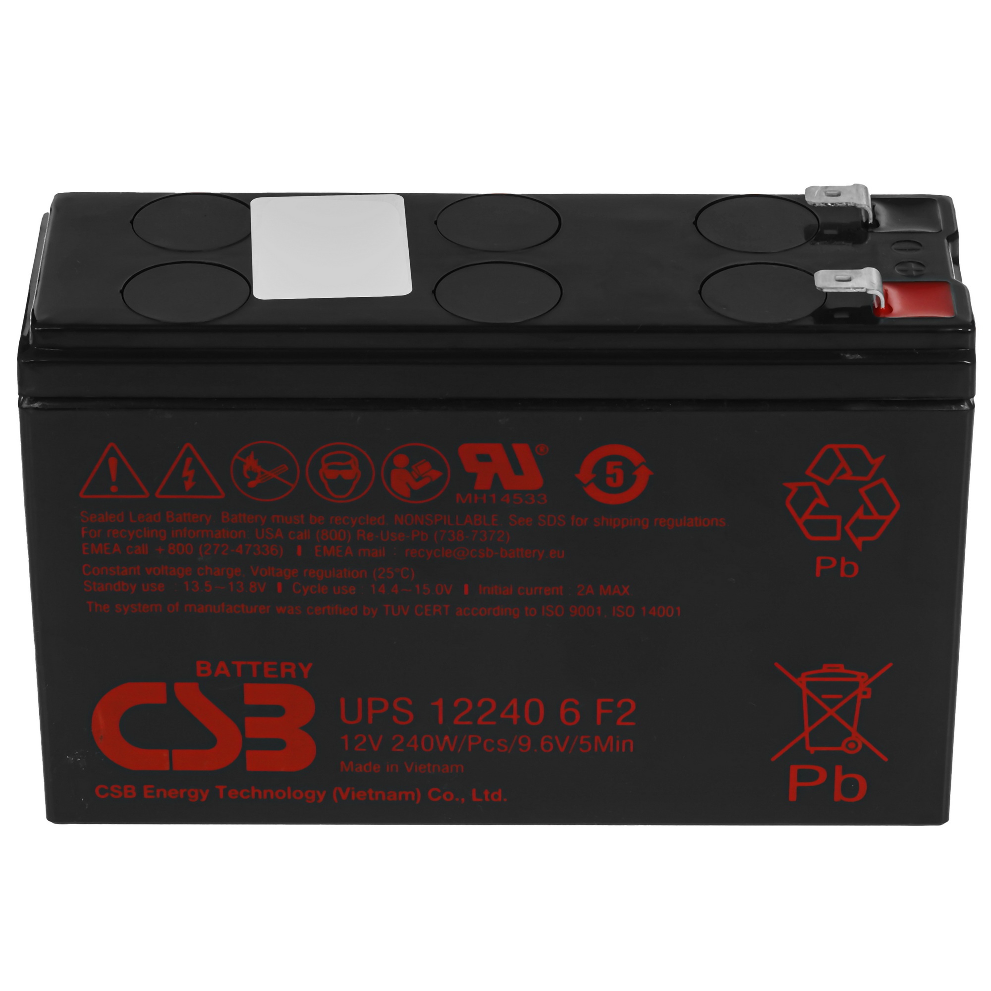 Батарея для ИБП CSB UPS122406 12В 240Вт