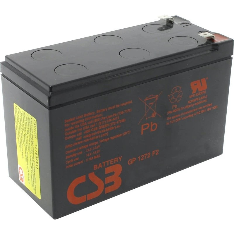 Батарея CSB GP1272 12V 7.2Ah F2 25W