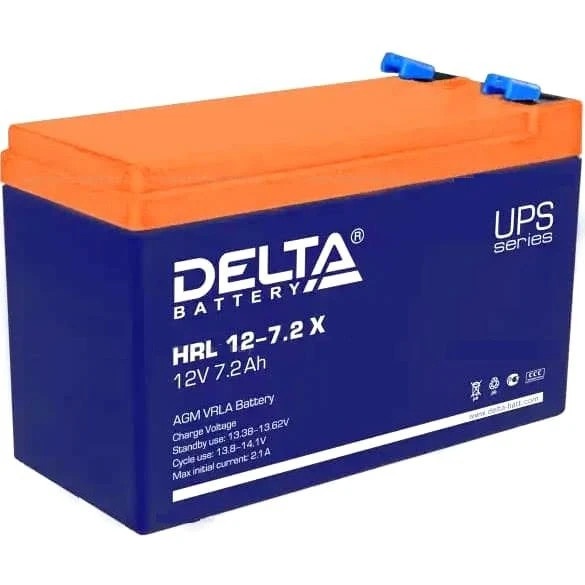 Батарея Delta HRL 12-7.2Х (12V 7.2Ah)