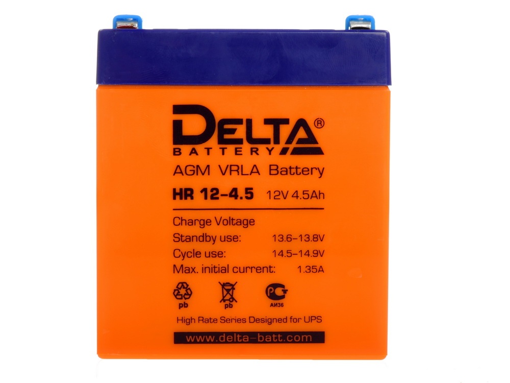 Батарея Delta HR 12-4.5 (12V, 4.5Ah)