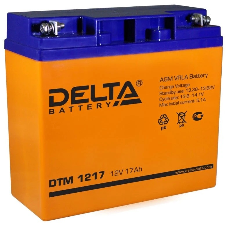 Батарея Delta DTM 1217 (12V, 17Ah)