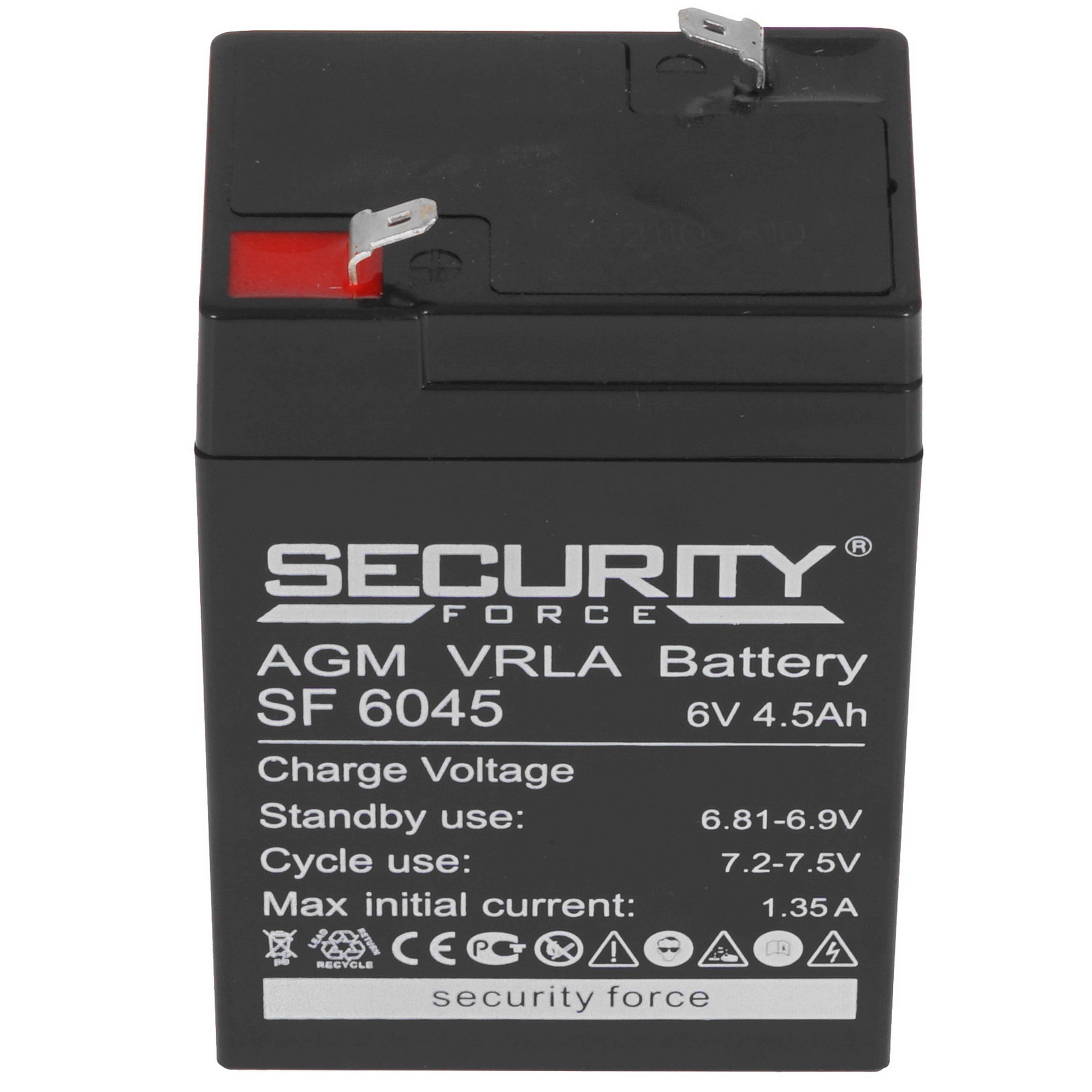Батарея Delta Security Force SF 6045 (6V 4.5Ah)