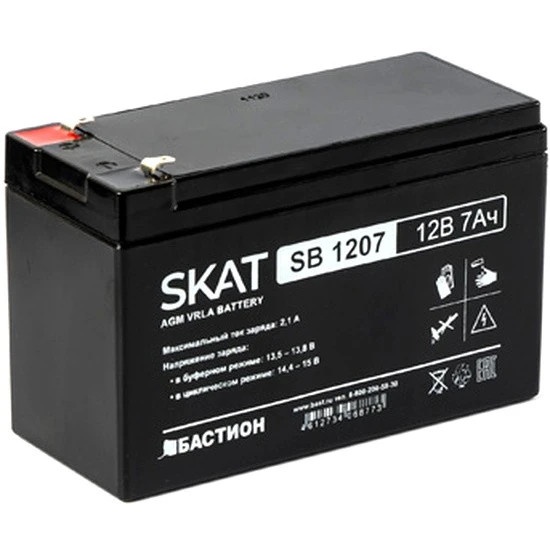 Батарея SKAT SB 1207 (12V 7Ah)